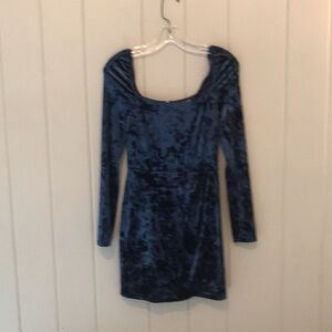 Francesca’s Crushed Velvet Mini Dress